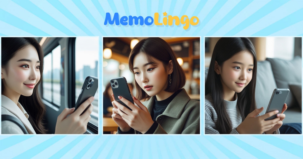 휴가나 출퇴근길에 중국어를 배워보세요.